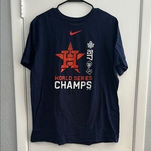 Nike Navy World Series Champs Tee